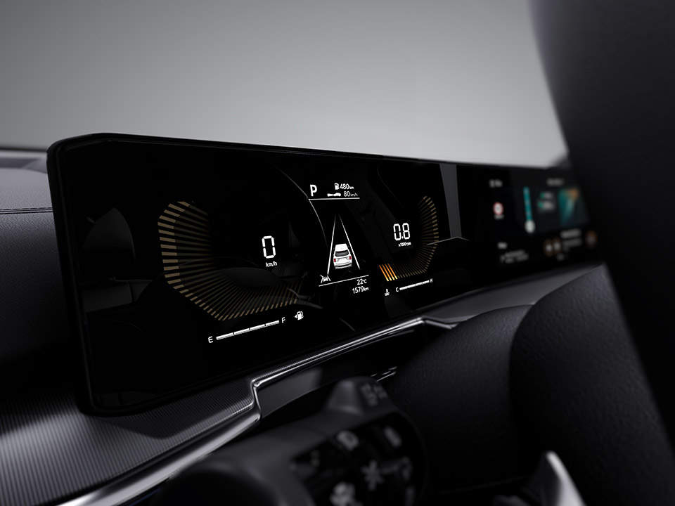 Supervision cluster (4.2” color TFT LCD)